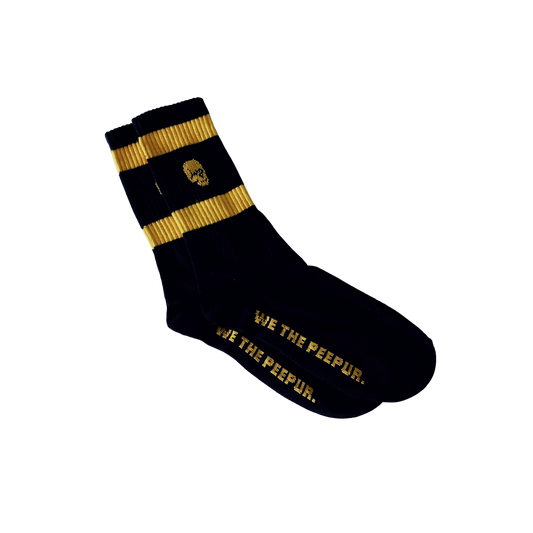 WTP. ATHLETIC CLUB SINGAPURA CREW SOCKS (BLACK)