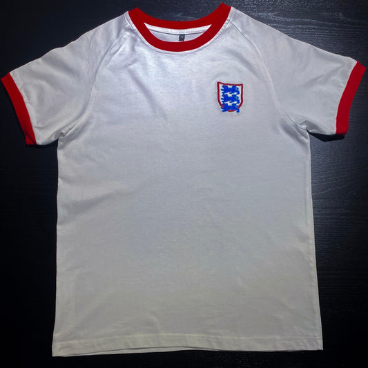 ENGLAND 3 CATS RINGER TEE