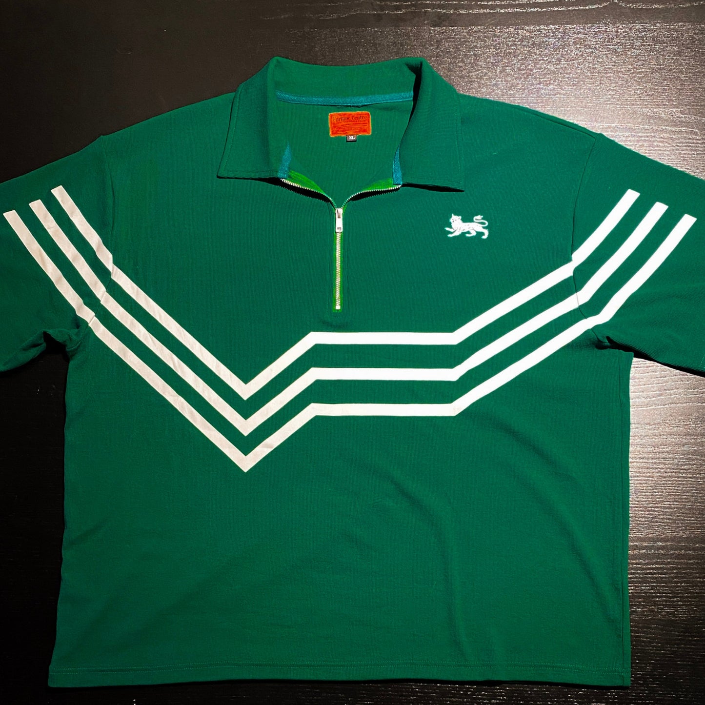 DAS GRÜN RIBBED POLO