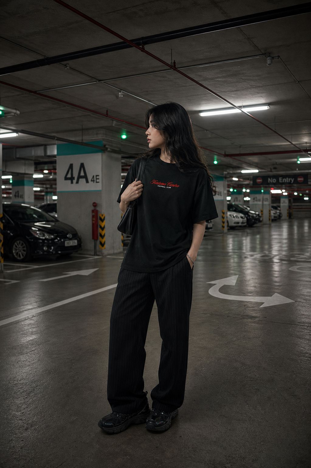 FCFC LEGENDS NEVER MISS T-SHIRT — BLACK/PINK