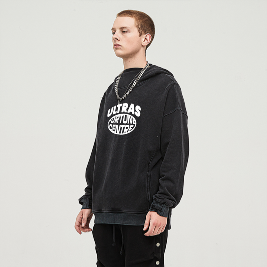 ULTRAS GRUNGE TURTLENECK HOODIE