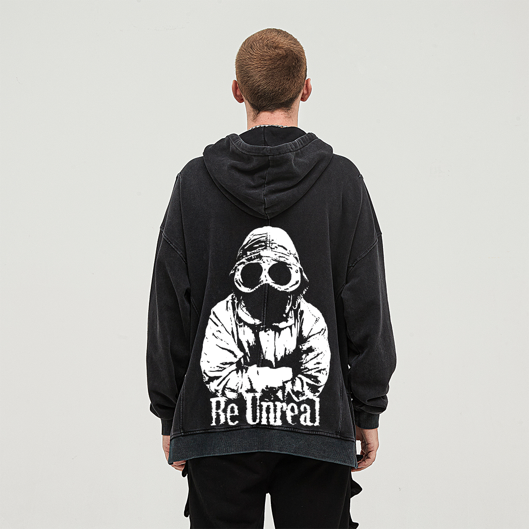 ULTRAS GRUNGE TURTLENECK HOODIE