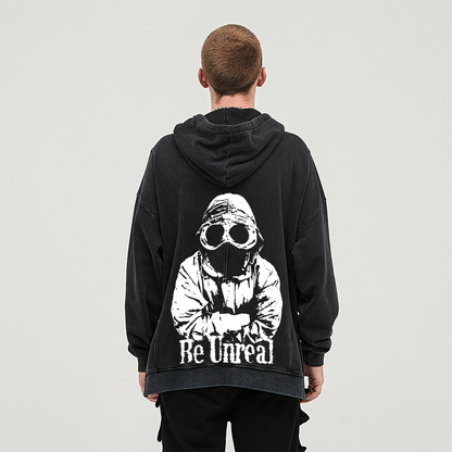 ULTRAS GRUNGE TURTLENECK HOODIE