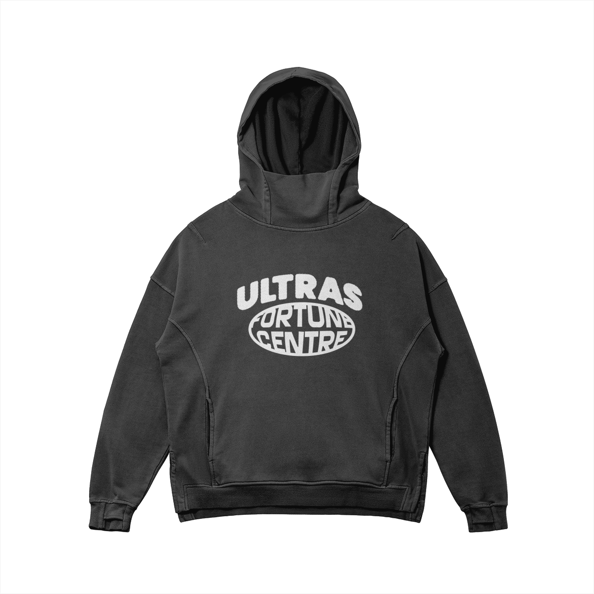 ULTRAS GRUNGE TURTLENECK HOODIE