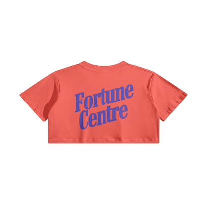 FCFC STAPLE CROP TOP (GRAPEFRUIT/PURPLE)